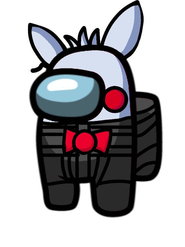 Heres a idea for fnaf among us outfits and pets this is also made in the idea that the characters lighter chest and inner ears would change color depending on your color