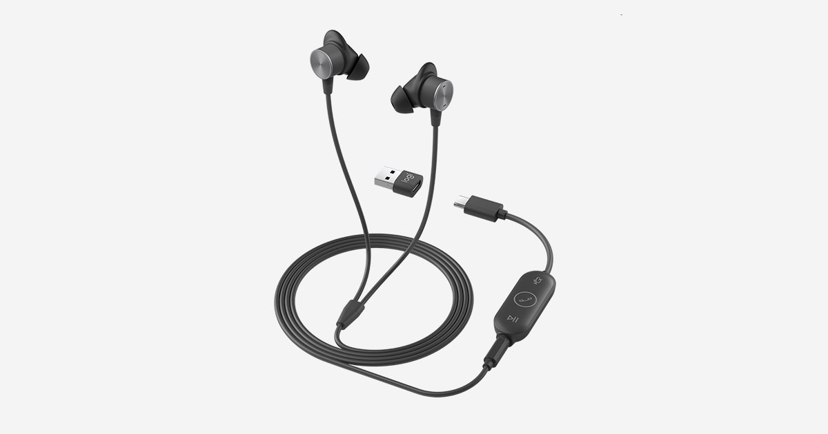 Zone wired earbuds with noise cancelling mic