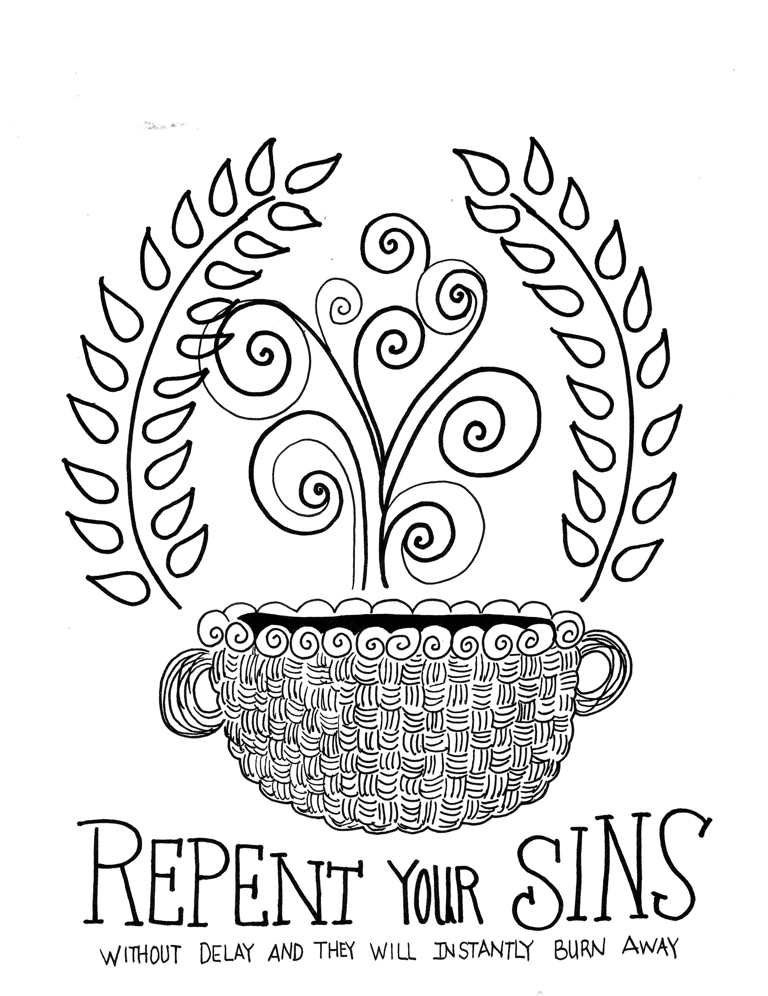 Repentance is firstfree scripture coloring pages printable x zenspirations color and reflect on tâ coloring pages bible verse coloring scripture coloring
