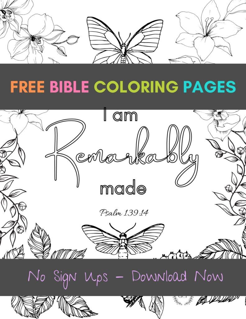 Bible verse coloring pages for adults