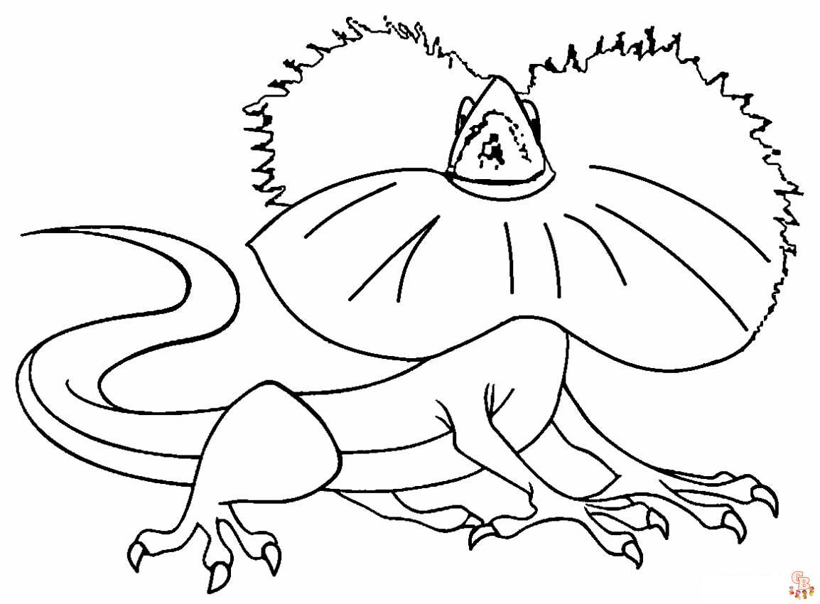 Enjoy the fun of learning with reptile coloring pages