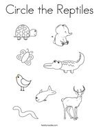 Reptile coloring pages