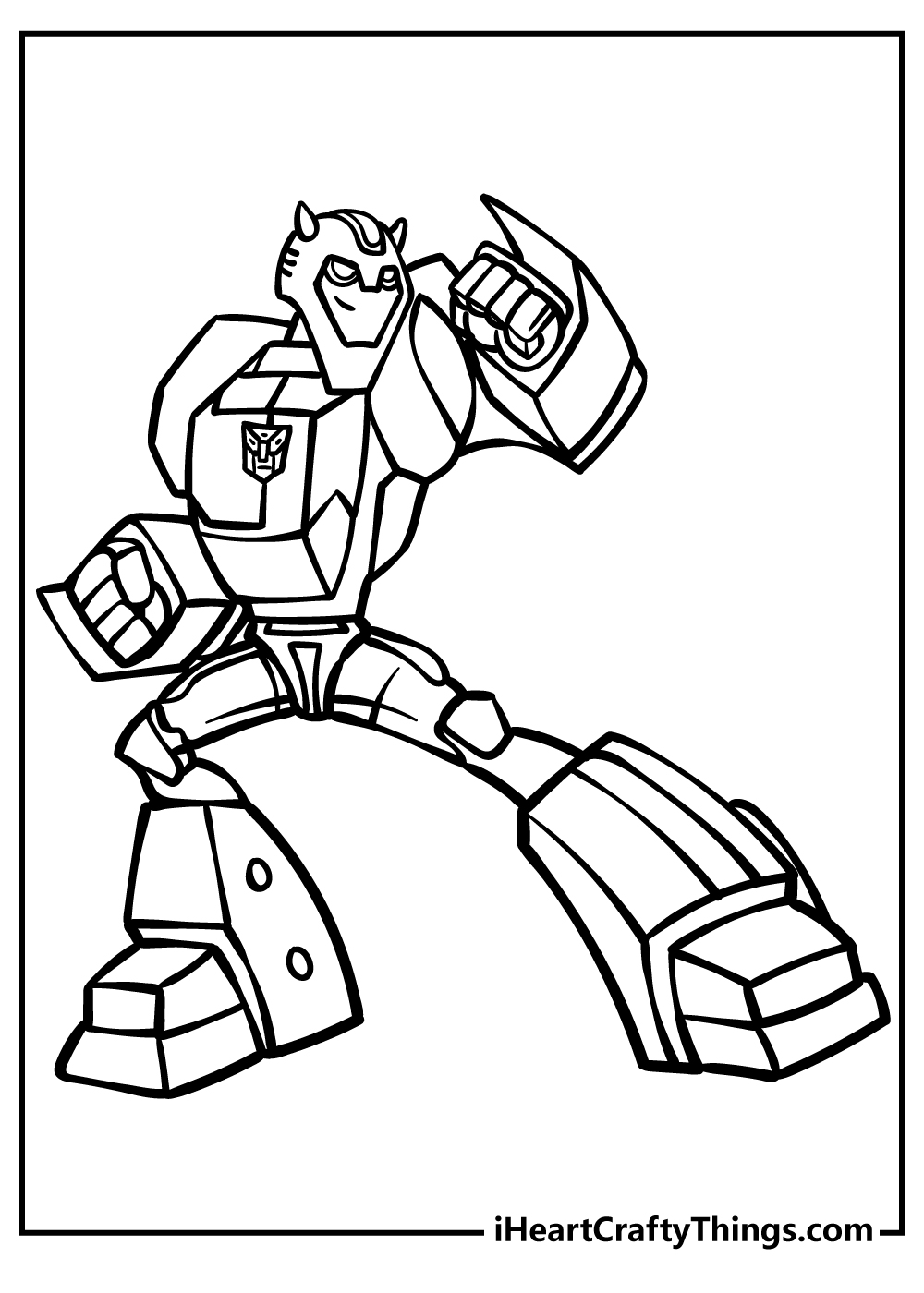 Transformers coloring pages free printables