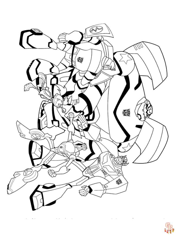 Rescue bots coloring pages free printable and easy to color