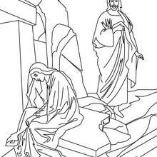 Resurrection of jesus christ coloring pages
