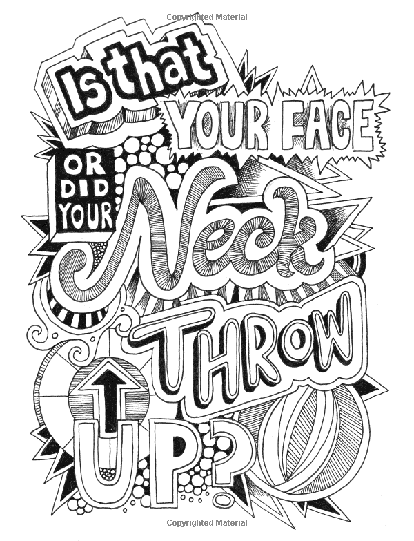 Pin on swear words coloring pages
