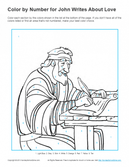 Free bible coloring pages for kids on sunday school zone