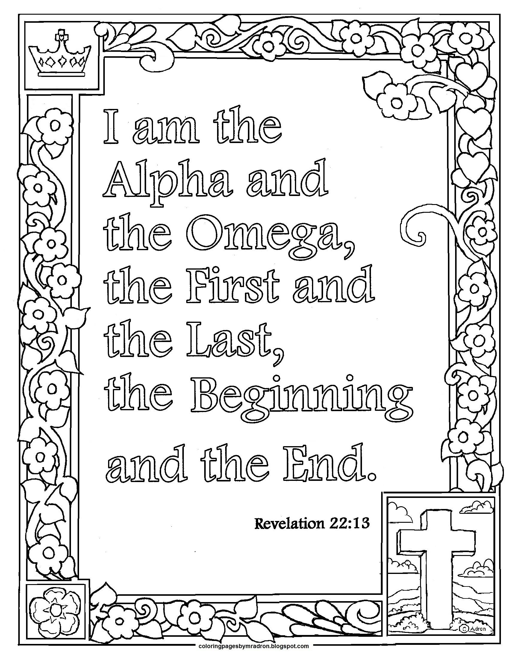 Revelation print and color page bible coloring pages bible verse coloring page bible coloring
