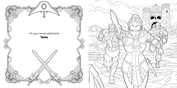 Masters of the universe revelation official coloring book essential gift for fans by mattel diego vaisberg paperback barnes noble
