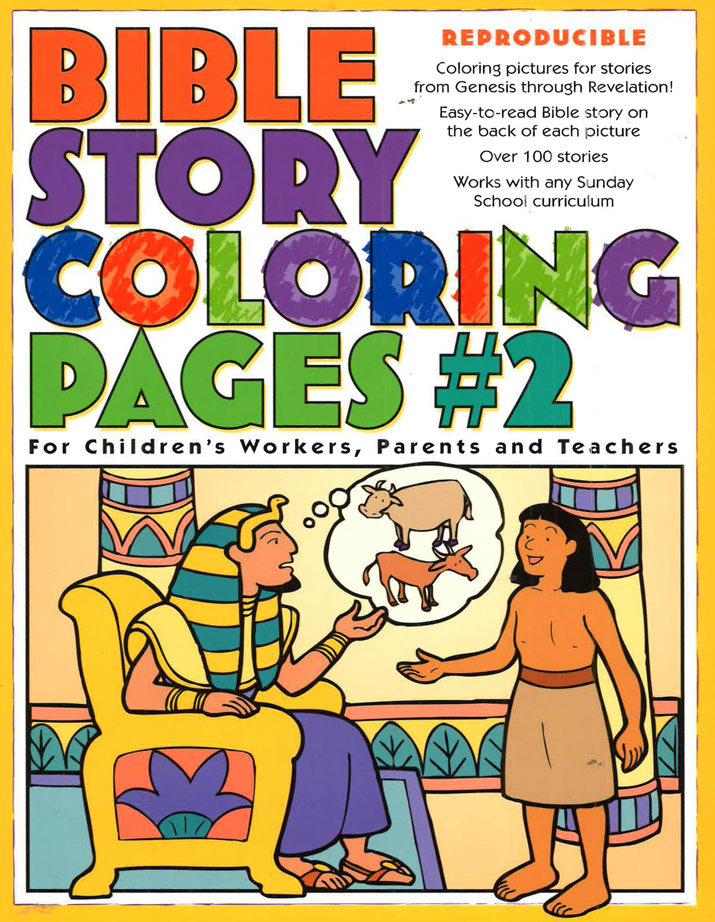 Bible story coloring pages â