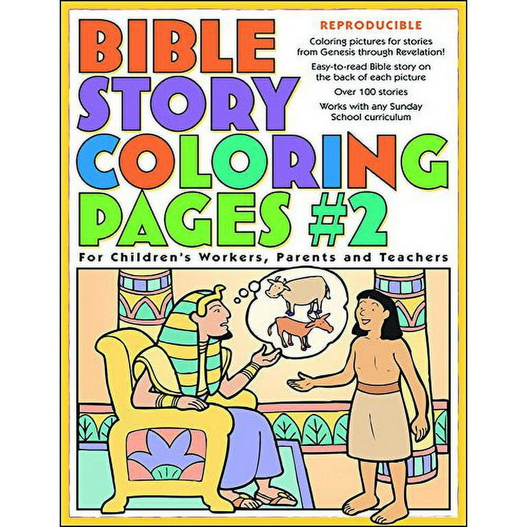 Coloring books bible story coloring pages for childrens workers parents and teachers other