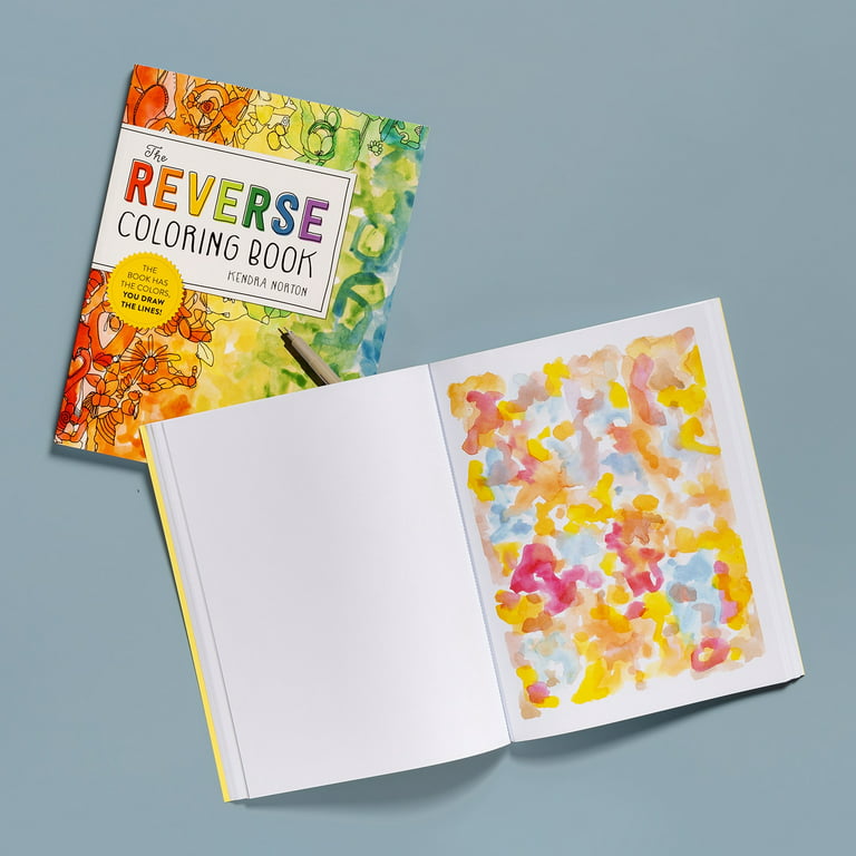 Reverse coloring book the reverse coloring bookâ the book has the colors you draw the lines paperback