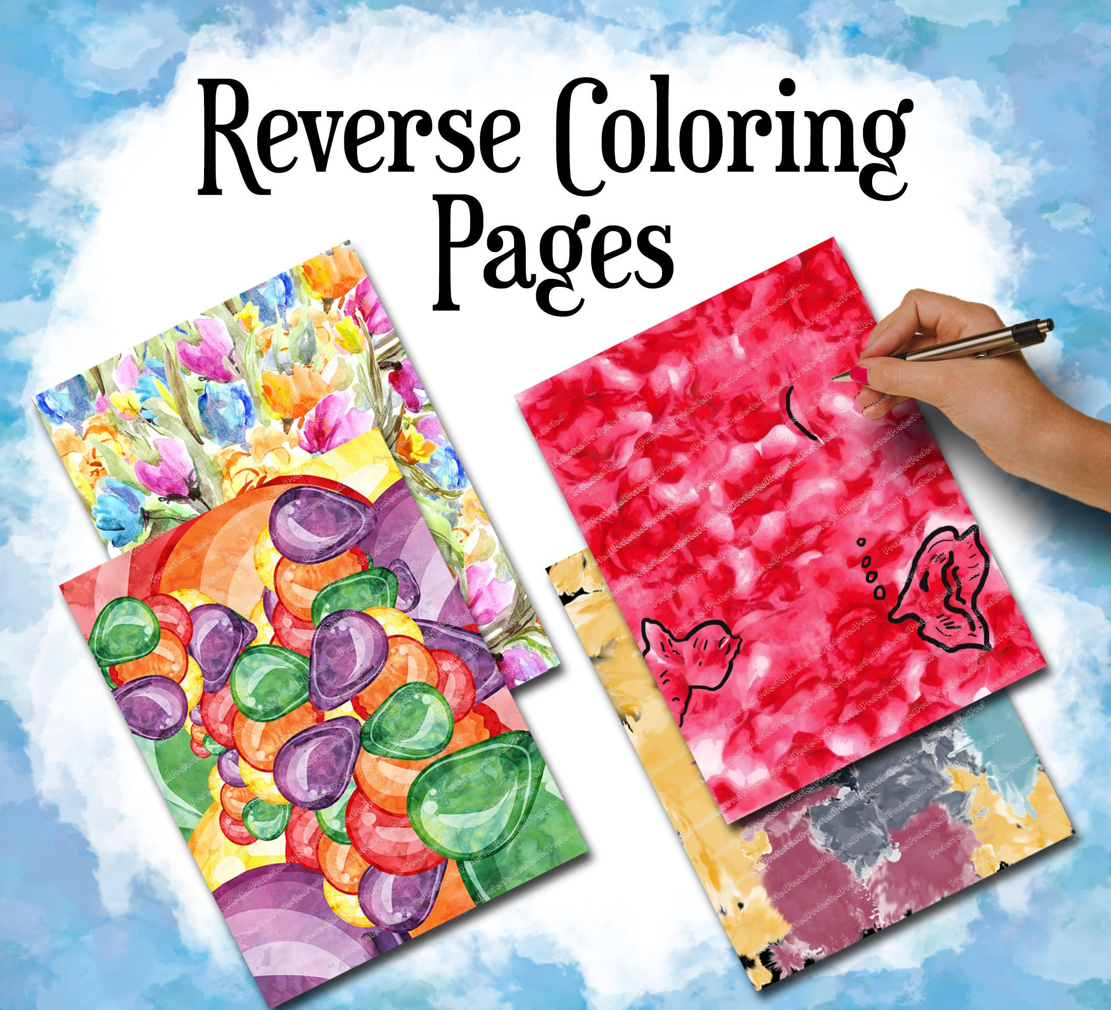 Adult coloring sheet pdf coloring book reverse coloring sketch book learn to draw digital coloring digital drawing