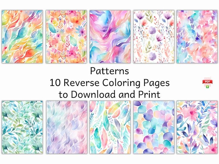 Pin on reverse coloring downloads by tracy