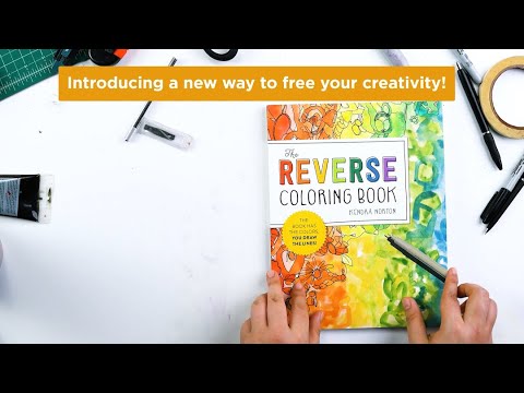 The reverse coloring book â odd nodd art supply