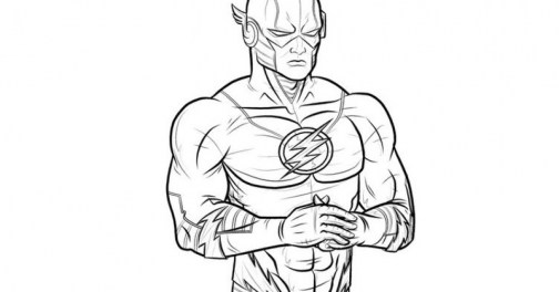 Free printable the flash coloring pages