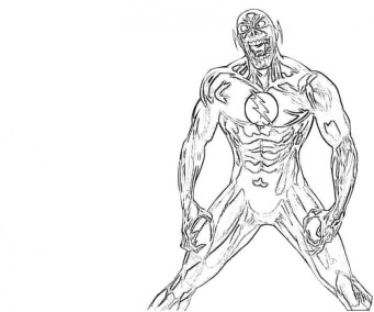 Free printable the flash coloring pages