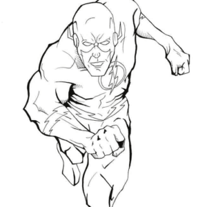 The flash coloring pages printable for free download