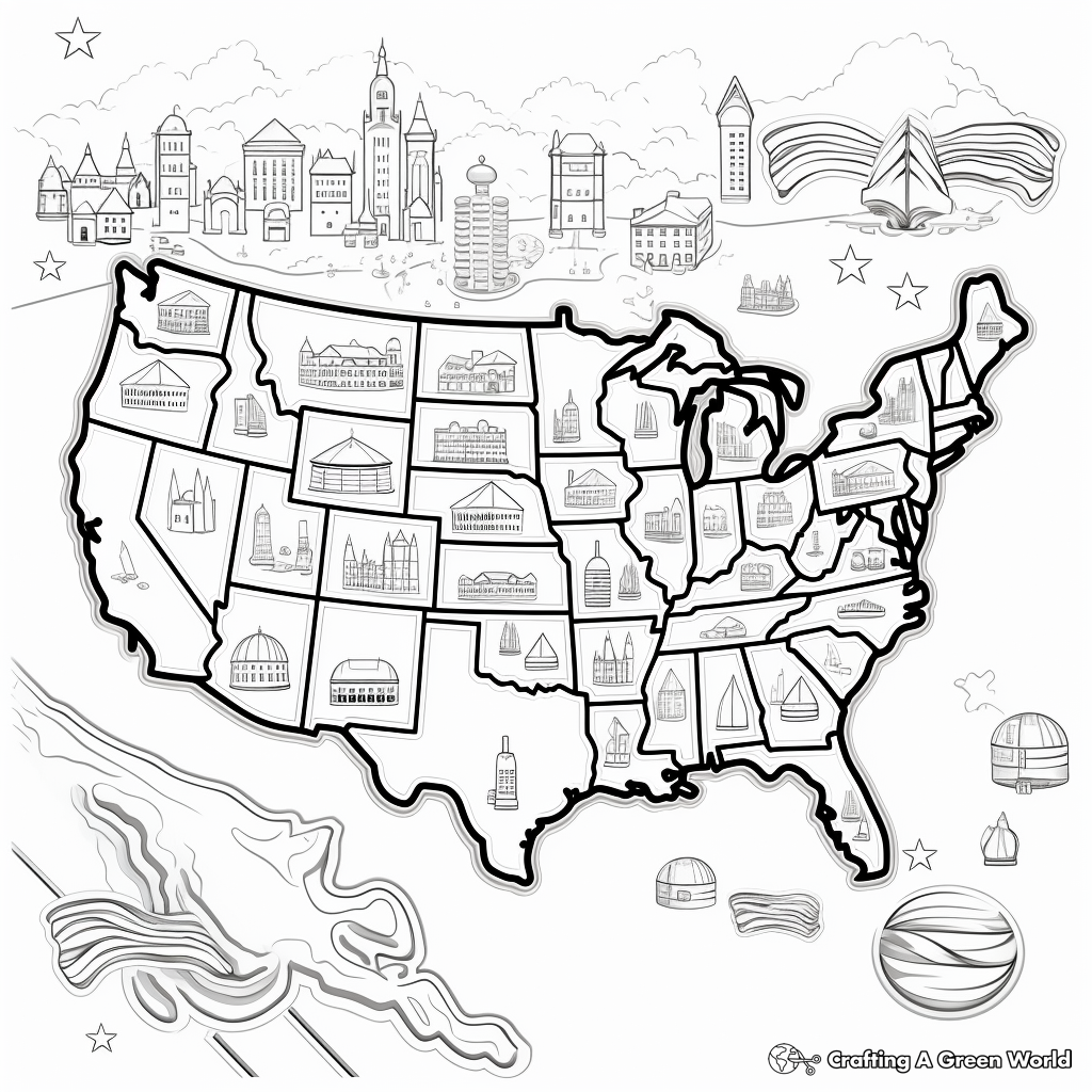Patriotic coloring pages