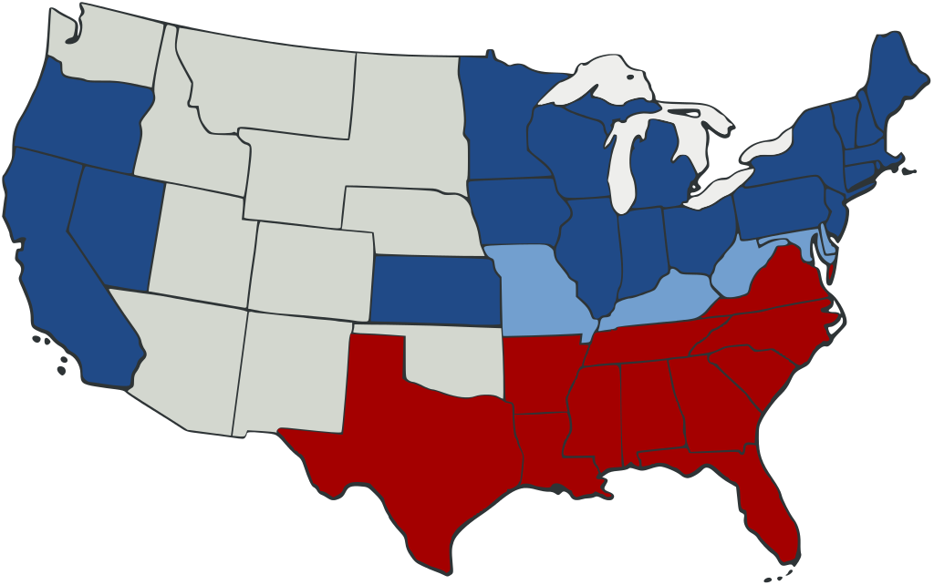 Civil war map