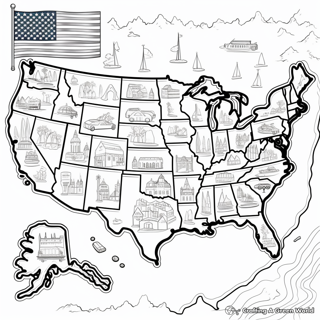 Patriotic coloring pages