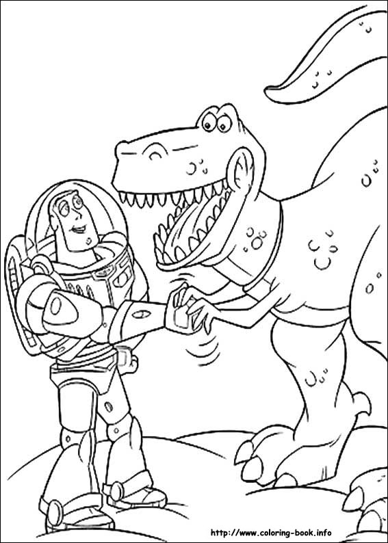 Toy story coloring picture