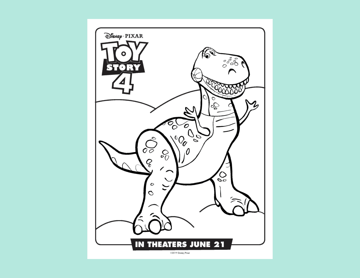 Free printable toy story coloring pages for kids