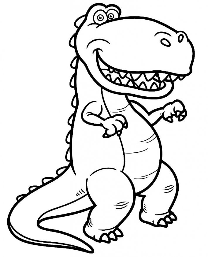 Dinosaurs coloring page by coloringpager on