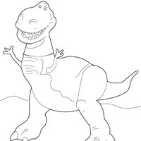 Rex coloring pages