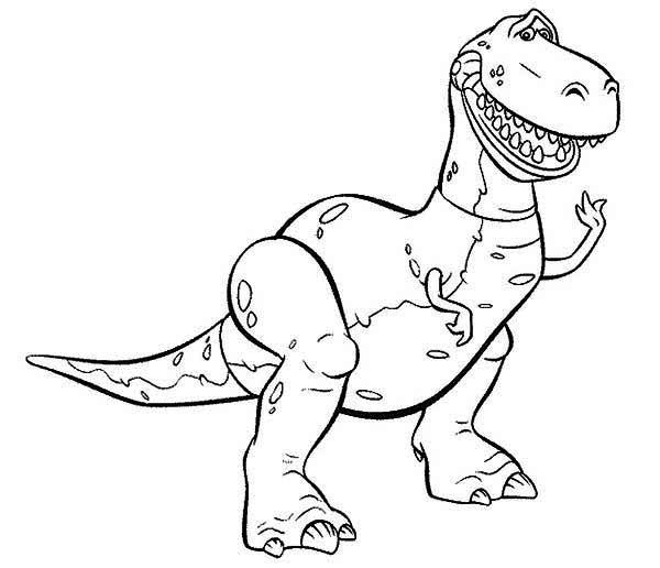 T rex coloring pages