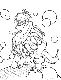 Toy story toons partysaurus rex bonus activities hooked pany book club