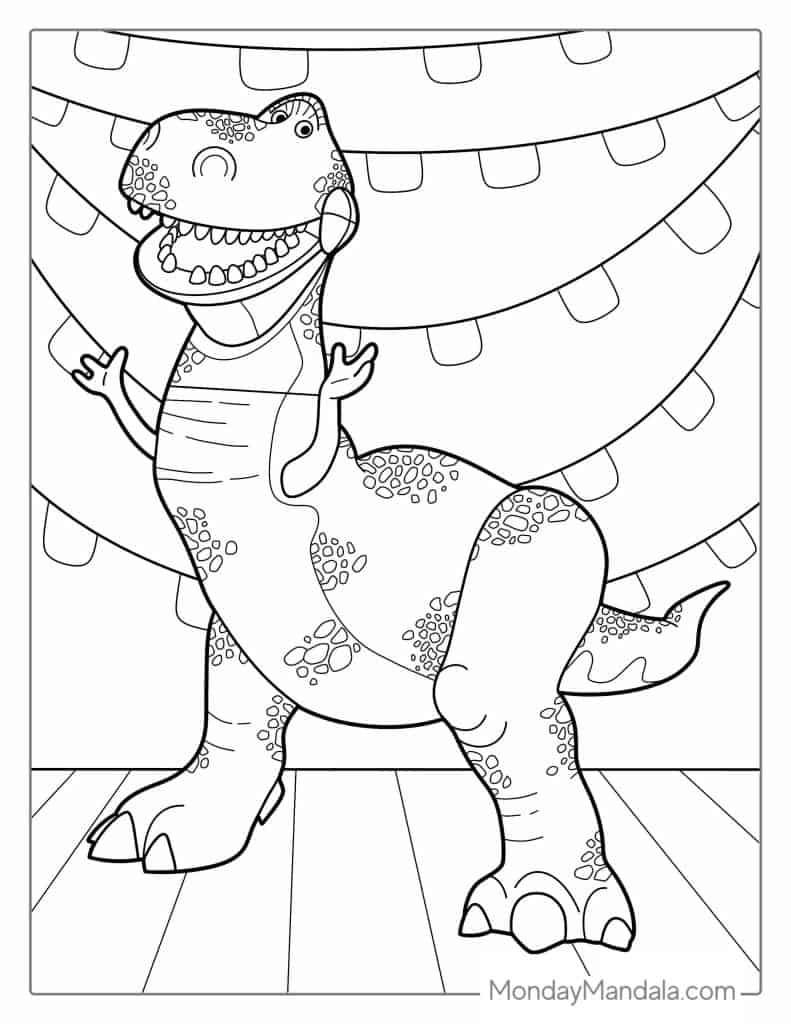 Toy story coloring pages free pdf printables