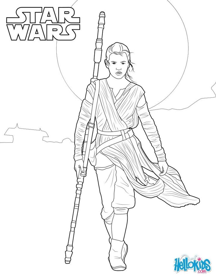 Star wars the force awakens coloring pages