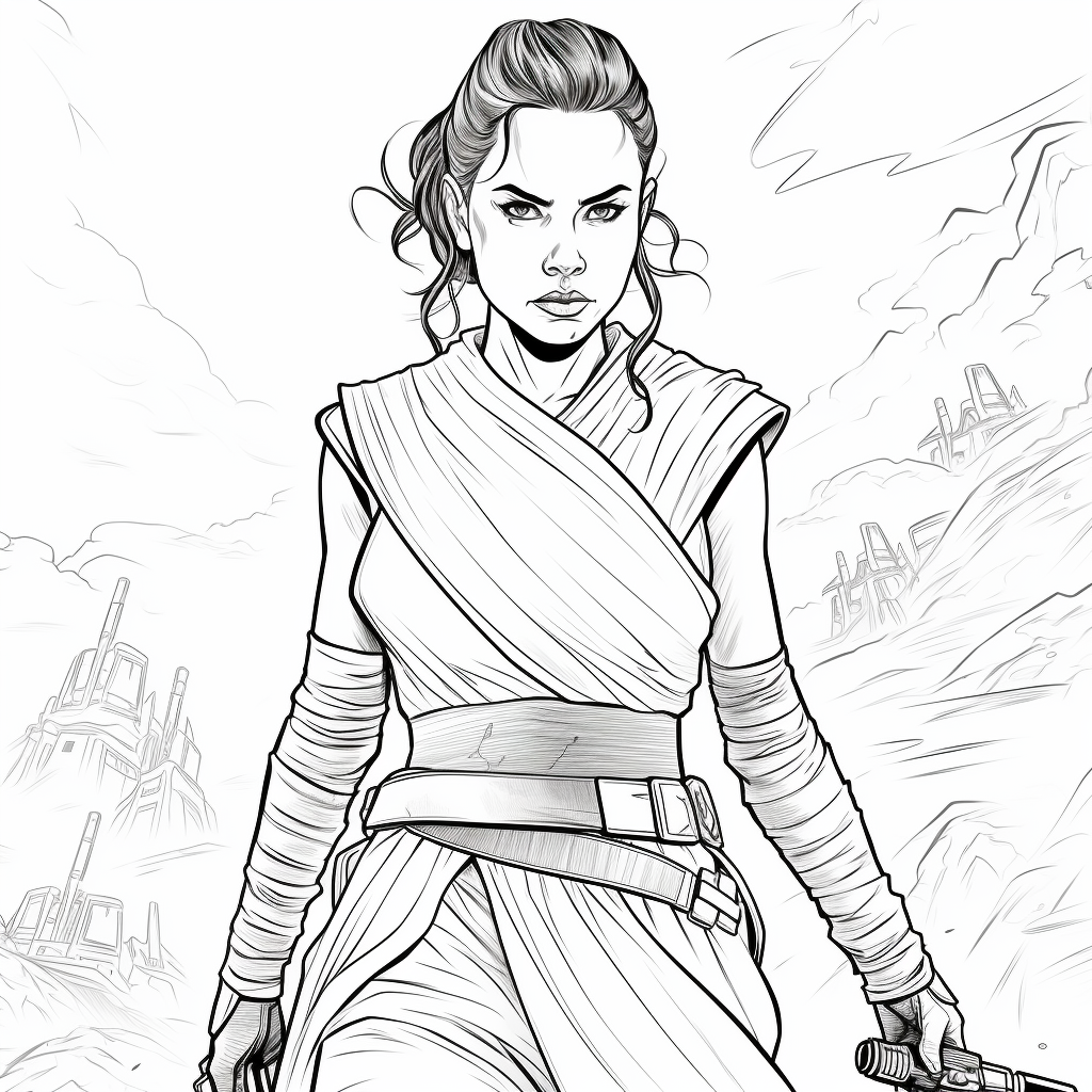 Printable star wars coloring pages for young padawans