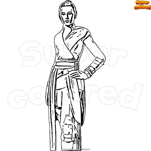 Coloring page fortnite rey