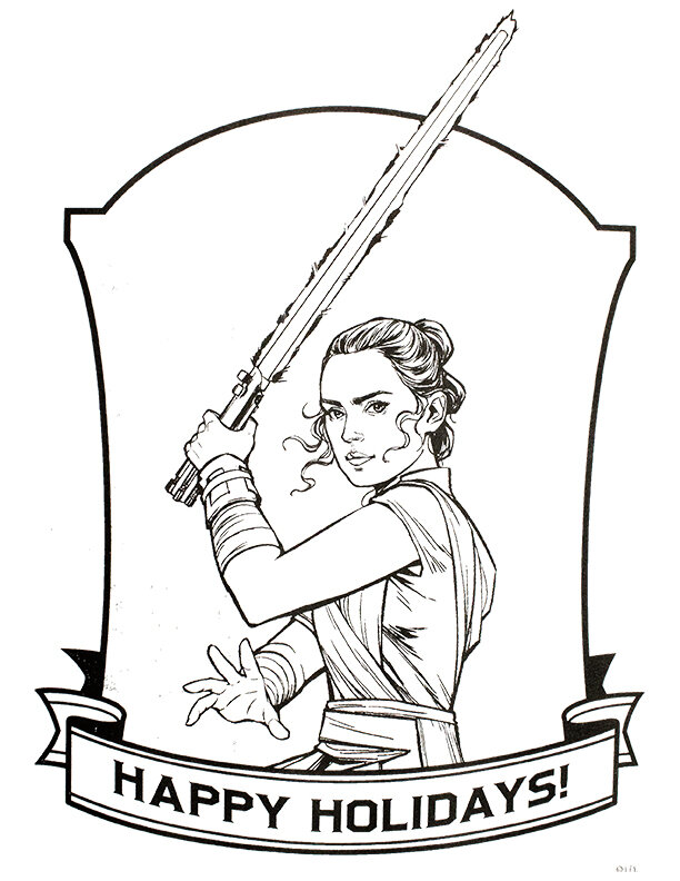 Star wars christmas coloring book â spokane photography