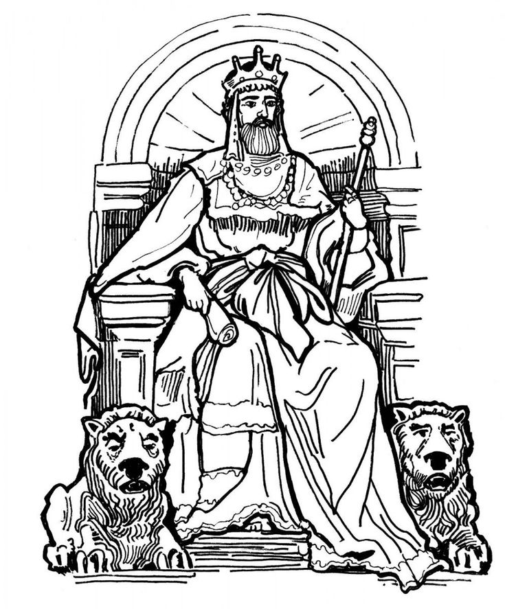 Rey david christian coloring bible coloring pages castle coloring page