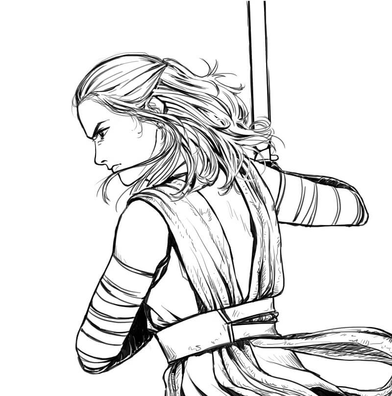 Rey coloring pages