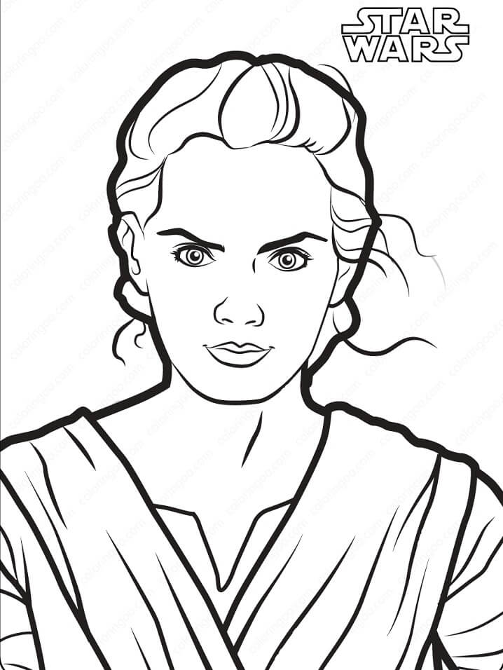 Rey coloring pages