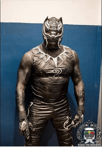 Rey mysterio sporting a black panther attire rsquaredcircle