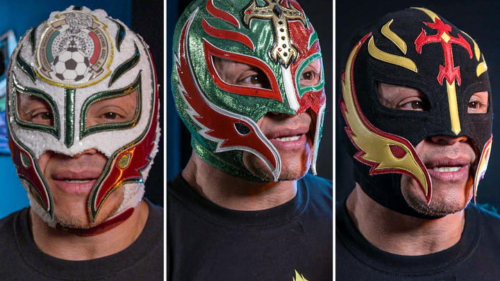 Go inside rey mysterios mask collection