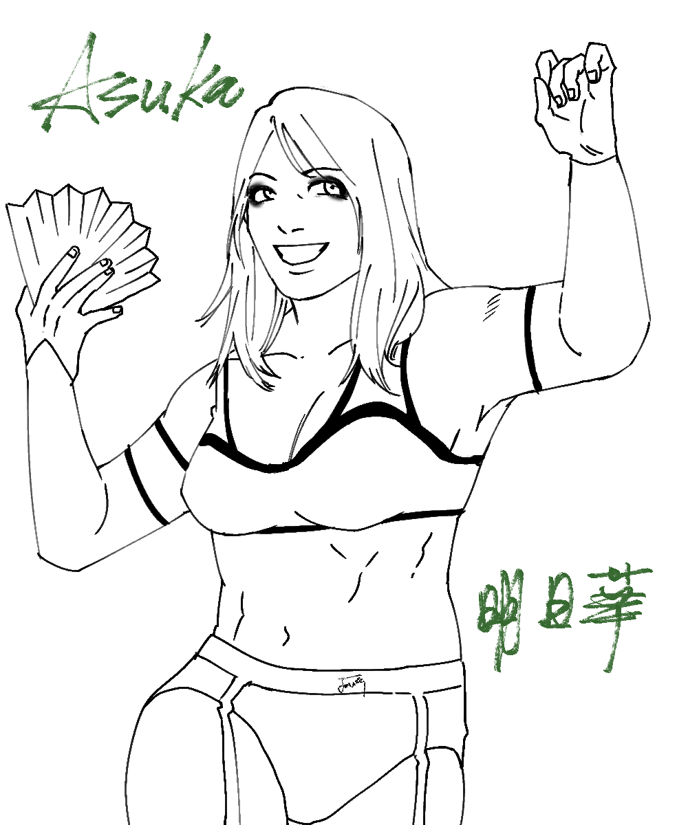 Its my doodle yard â asuka i think im not good at coloring with vivid