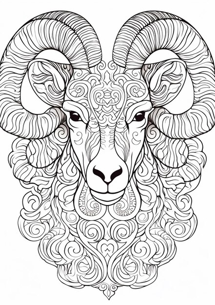 Page highland cow coloring images