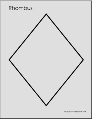 Rhombus shapes