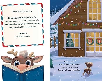 Reindeer in here book plush a christmas friend â a simply magical tradition reed adam yan xindi books
