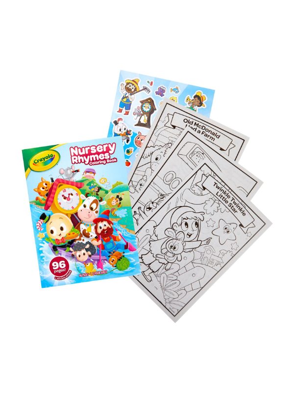 Nursery rhymes colouring book
