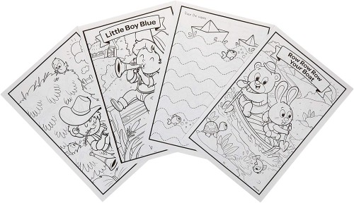 Crayola nursery rhymes loring book pages buy online at the nile