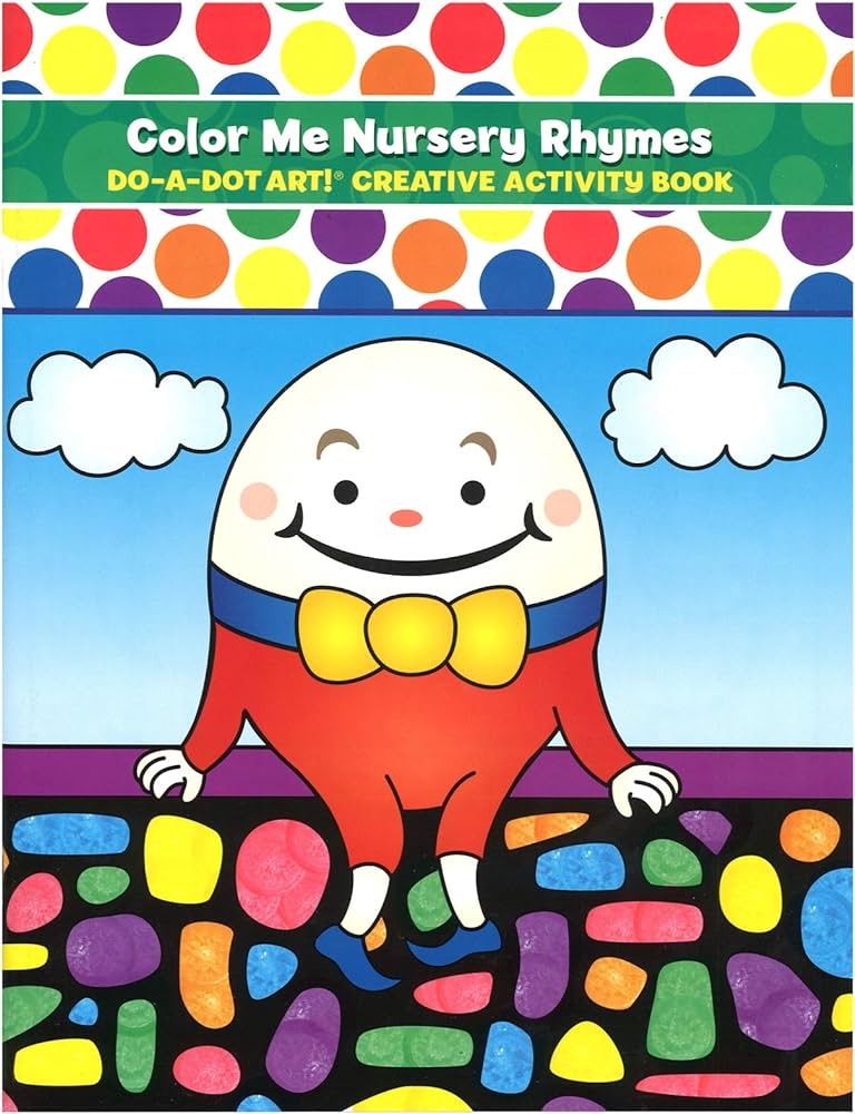 Do a dot art color me nursery rhymes creative activity and coloring book toys games