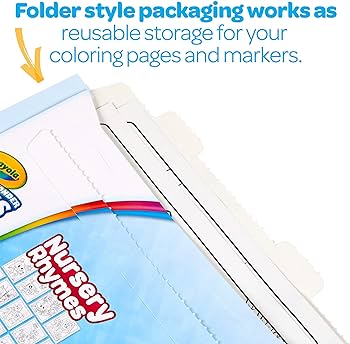 Crayola color wonder nursery rhymes mess free coloring pages markers gift for kids age toys games