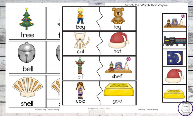 Winter rhyming cards